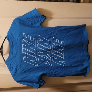 Blue kids Nike shirt